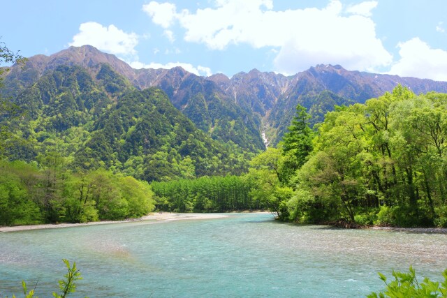 初夏の上高地