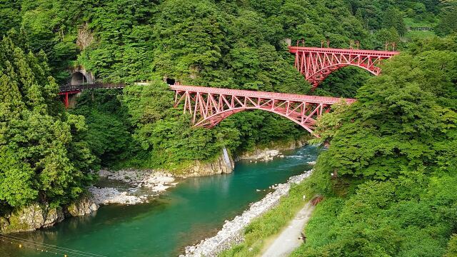 初夏の宇奈月温泉