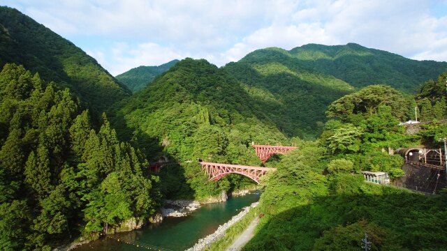 初夏の宇奈月温泉