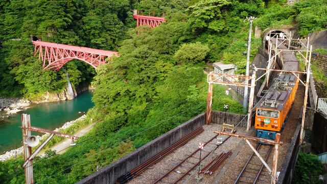 初夏の宇奈月温泉