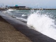 蜃気楼ロードから見る日本海