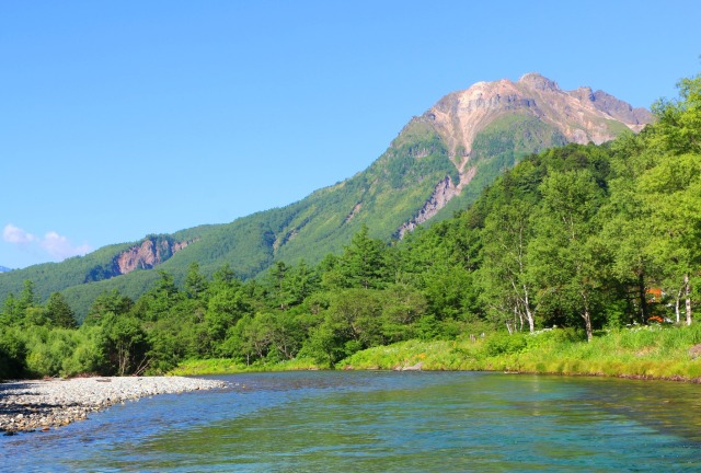 夏の焼岳