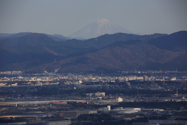 富士を望む