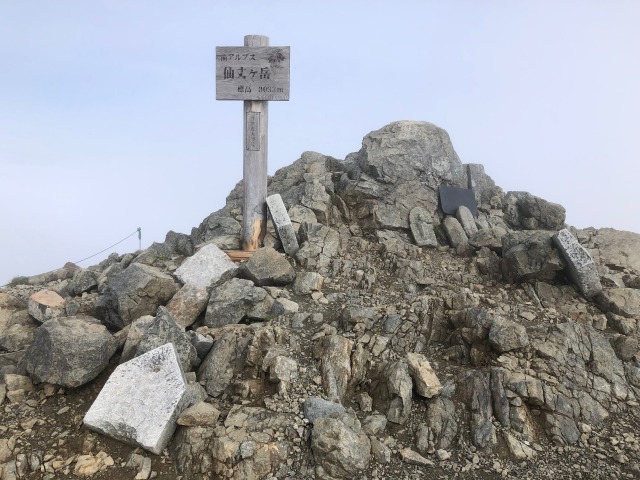 仙丈ヶ岳山頂