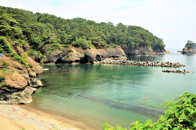 奇岩の海岸