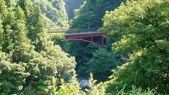 夏の宇奈月温泉