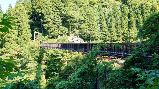 夏の宇奈月温泉