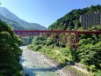 夏の宇奈月温泉