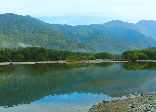 夏の大正池