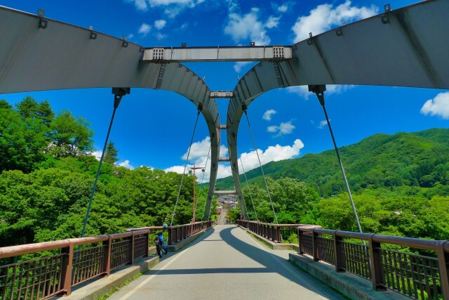 夏の吊り橋