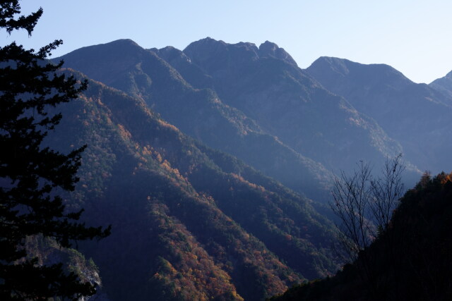 朝の鋸岳