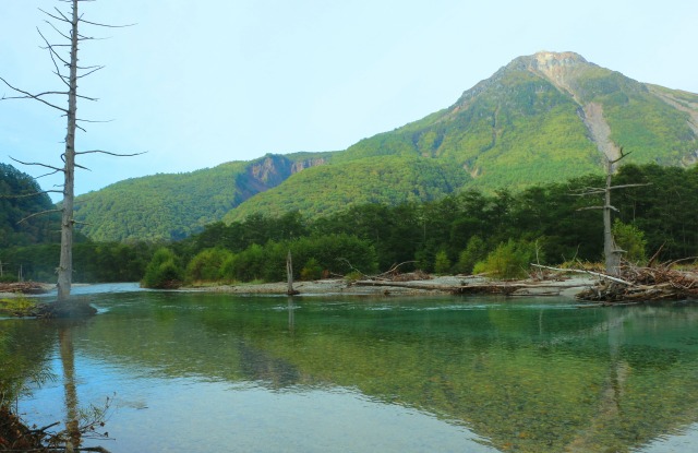 夏の焼岳