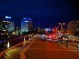 夜の宍道湖大橋