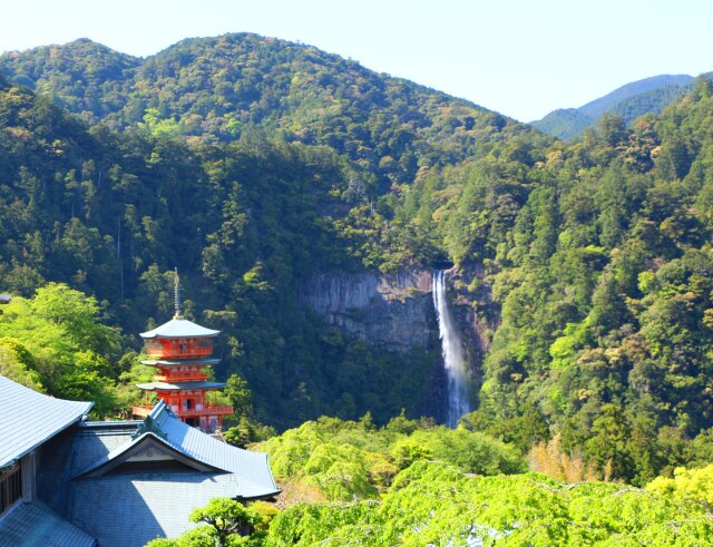 那智大社と滝