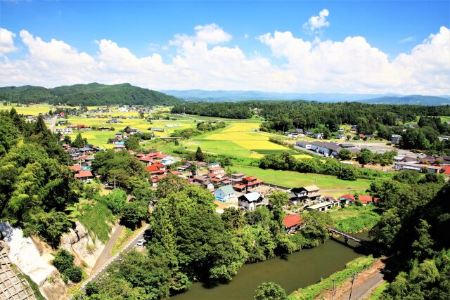 夢乃橋からの風景