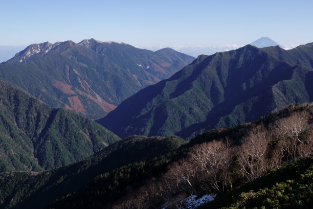 鳳凰三山と富士