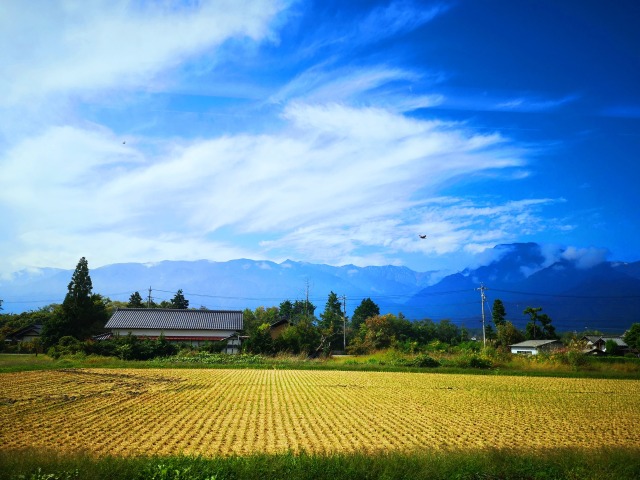 初秋の白馬村