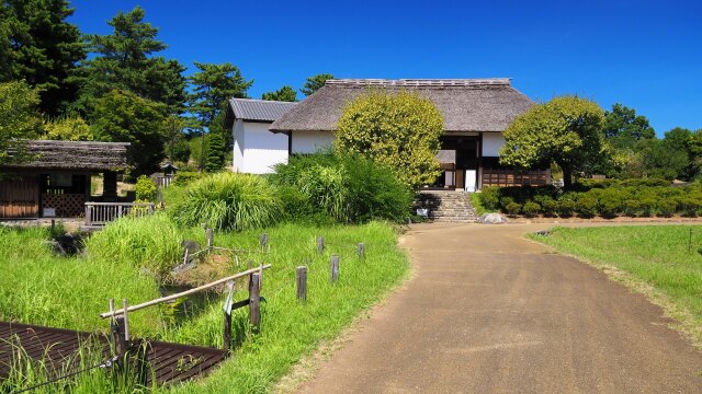 古民家のある風景