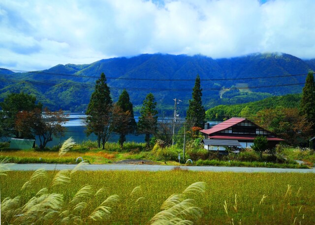 秋の白馬村