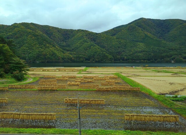 秋の白馬村