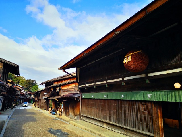 秋の奈良井宿