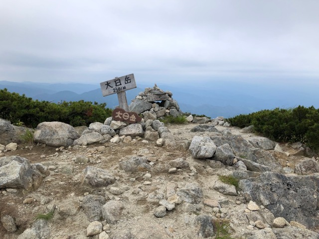 大日岳にて