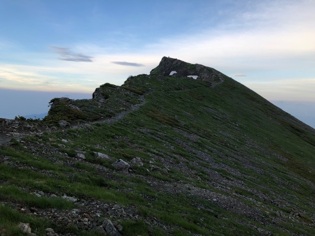 白馬岳にて