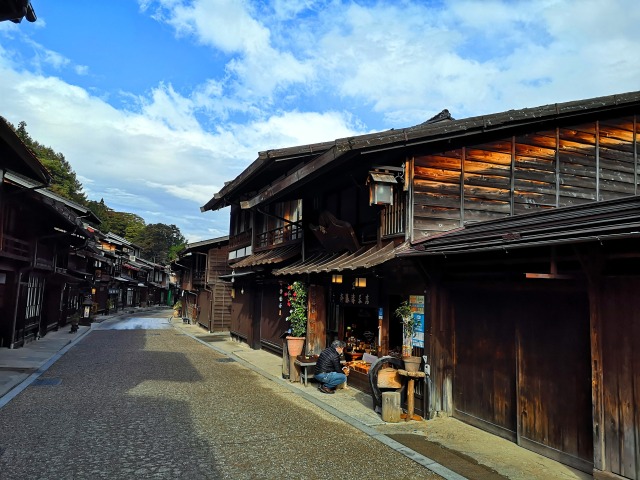 秋の奈良井宿