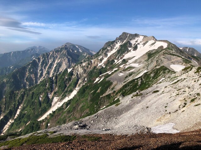 朝の白馬岳