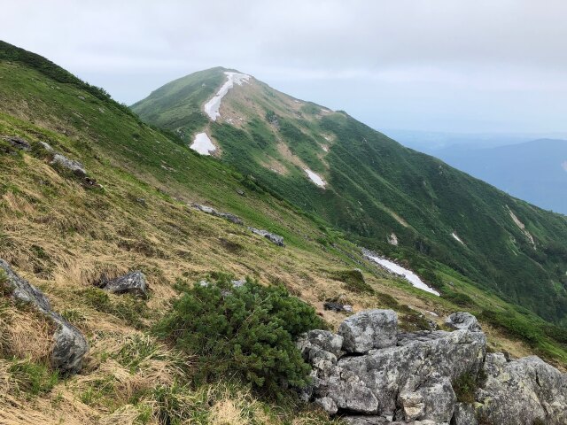 大日岳を望む