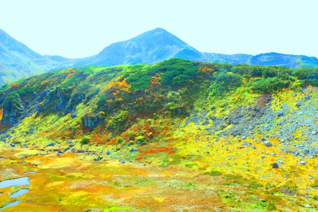 秋の立山連峰