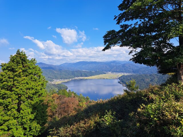 賤ヶ岳展望台よりー余呉湖