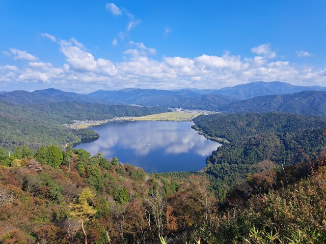 賤ヶ岳山頂よりー余呉湖