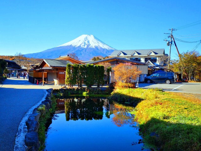 秋の忍野八海