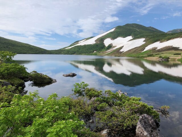 白馬大池にて