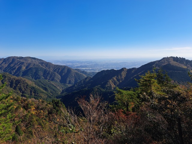 仙鶏尾根の眺望