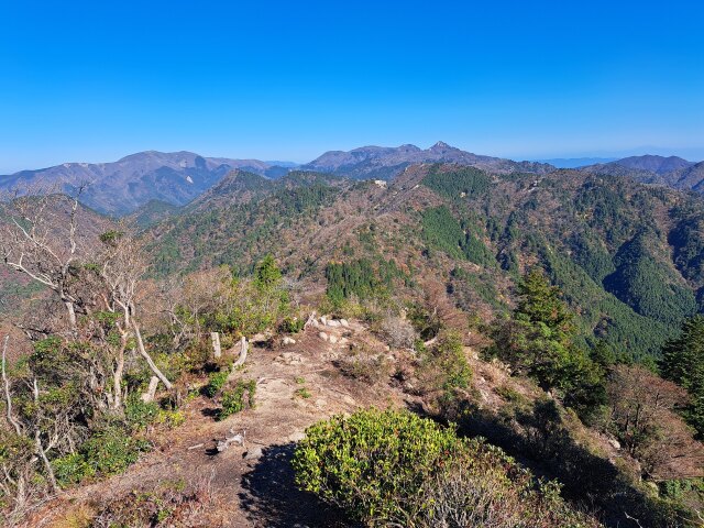 仙ヶ岳の眺望‐宮指路岳