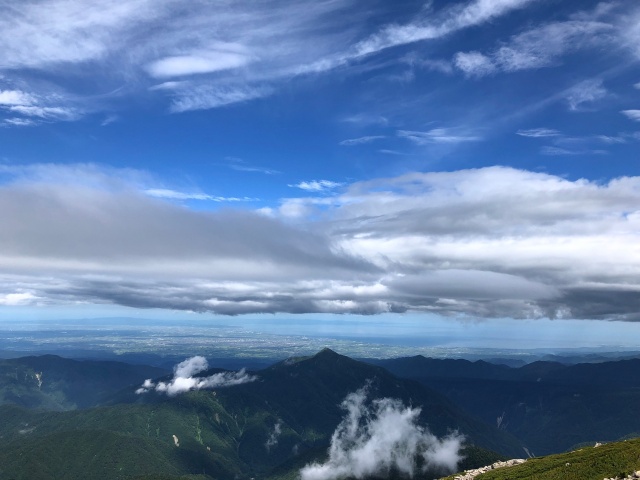 富山湾を望む