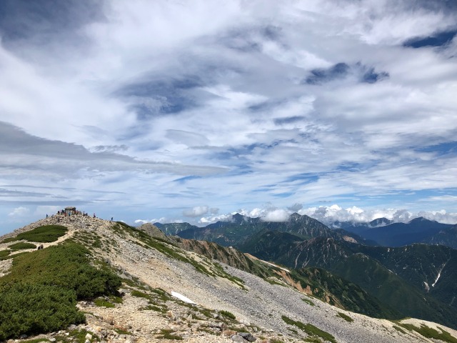 夏の薬師岳