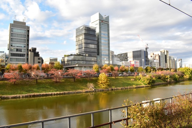 市ケ谷駅ホームより