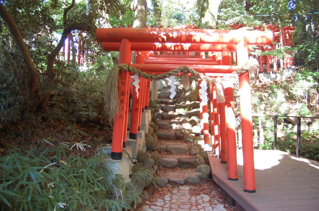 石浦神社へ続く道 2023年