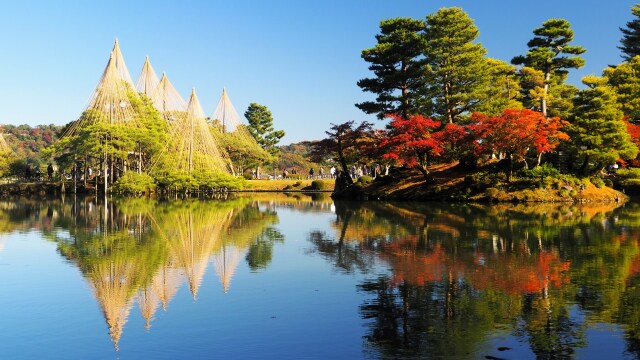 秋の兼六園