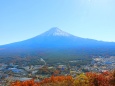 晩秋の富士河口湖町