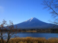 早朝の河口湖