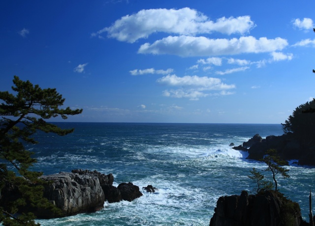 冬の三陸海岸