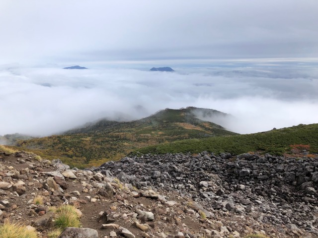 白馬乗鞍岳を望む