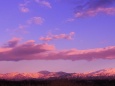 富山の冬の夕景