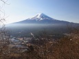 河口湖天上山公園から望む富士山