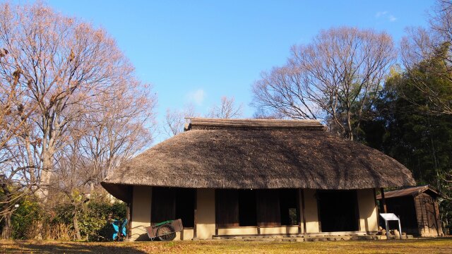 冬の府中市郷土の森博物館