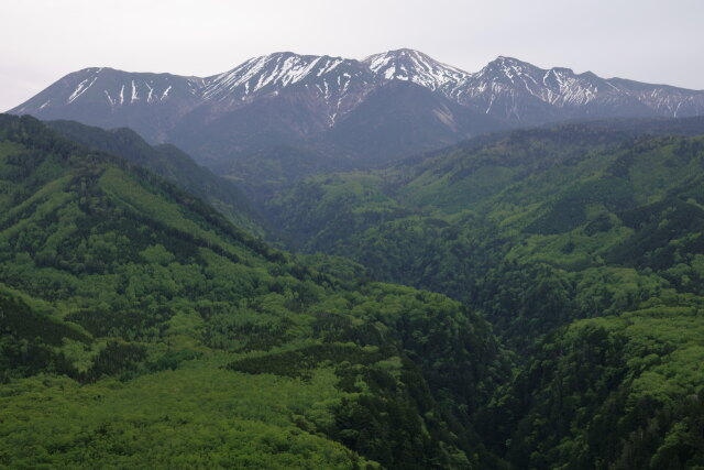 朝の御嶽山